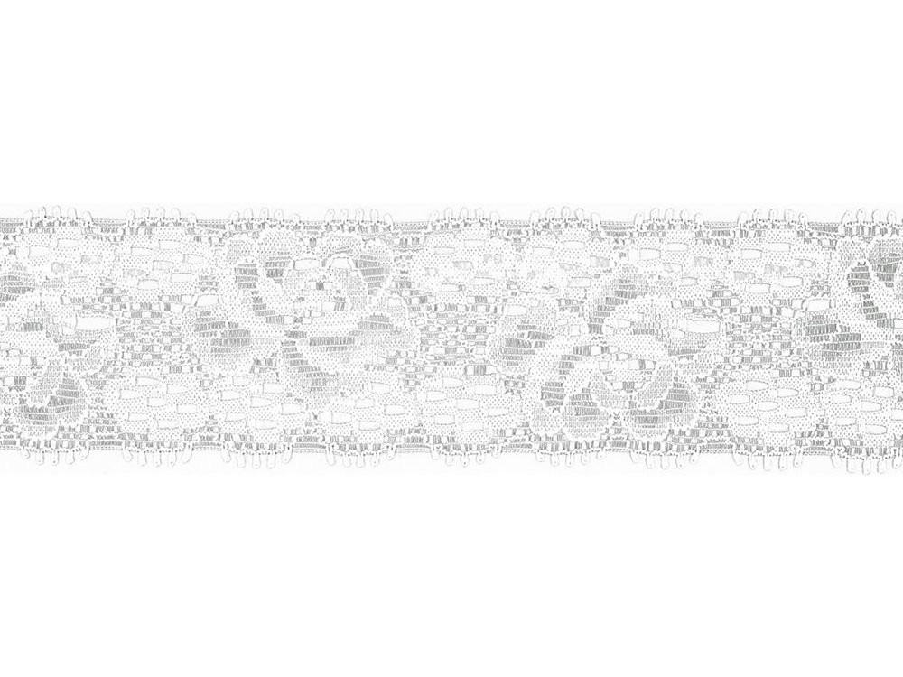 Elastische Spitze 30 mm - Blumen
