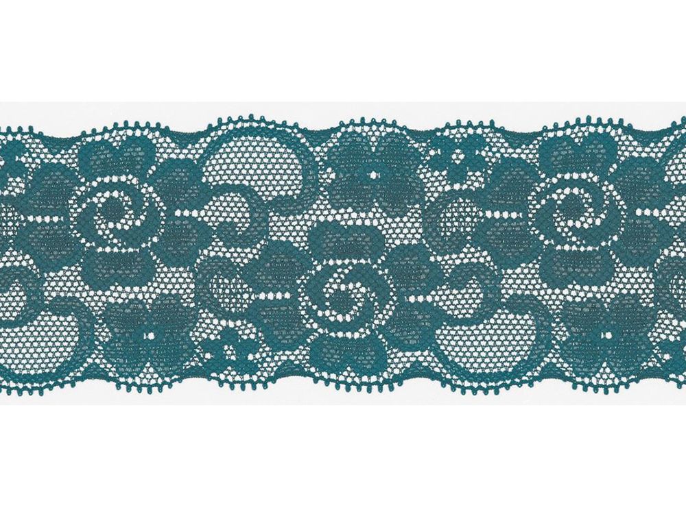 Elastische Spitze 100 mm - Blumen
