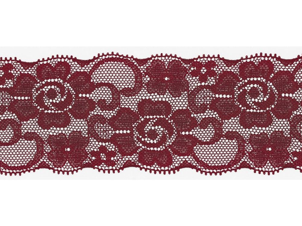 Elastische Spitze 100 mm - Blumen