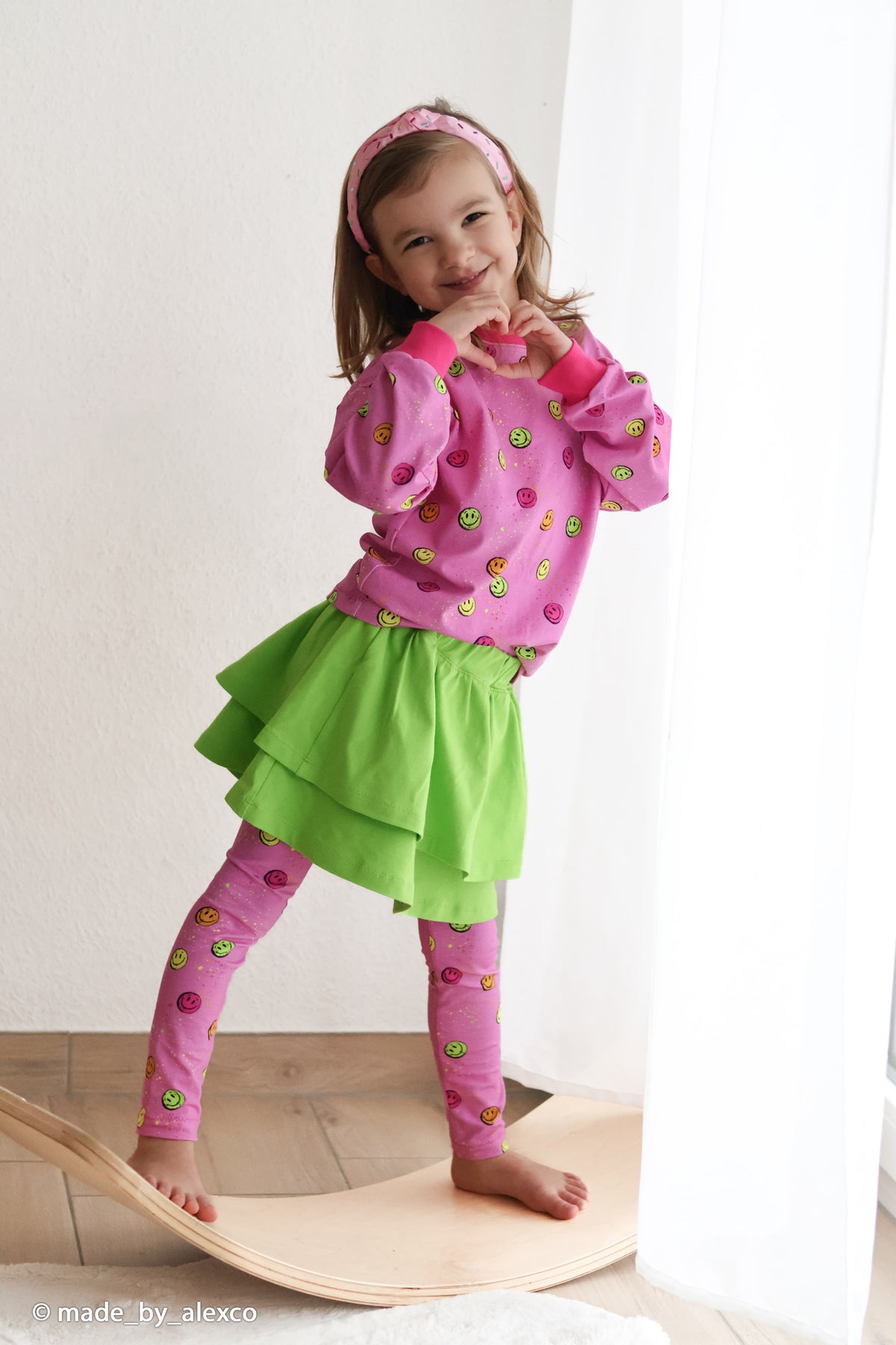 Baumwolle Jersey Swafing by Christiane Zielinski - Happy - pink