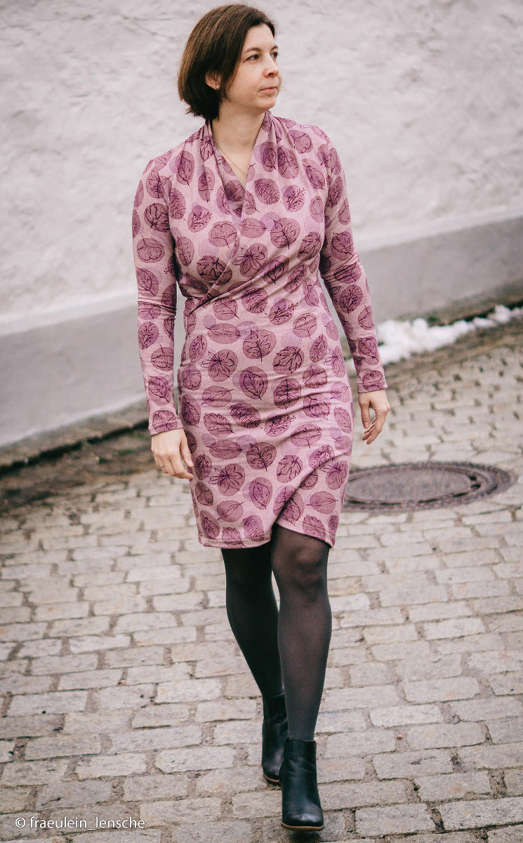 French Terry Swafing - Autumn Leaves & Dots by Christiane Zielinski - Blätter