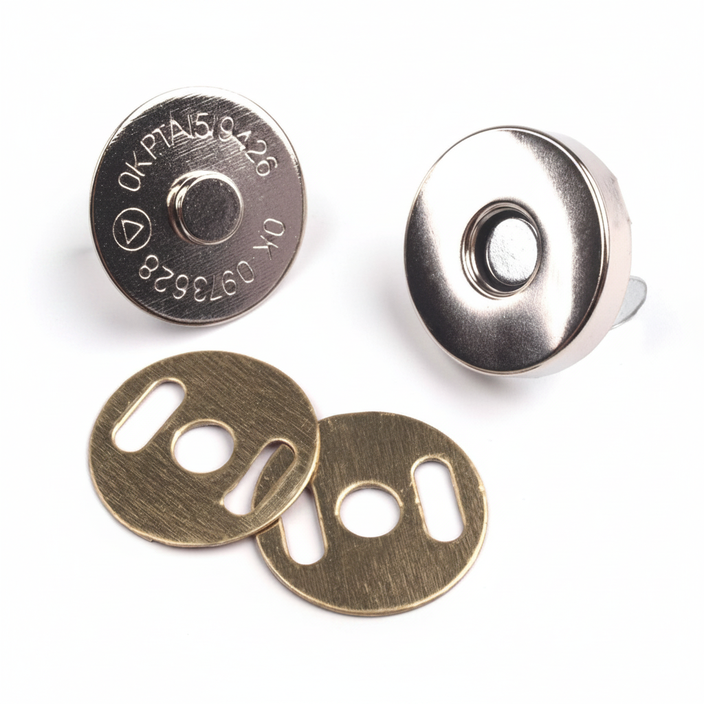 Magnetverschluss Tasche - silber/altgold