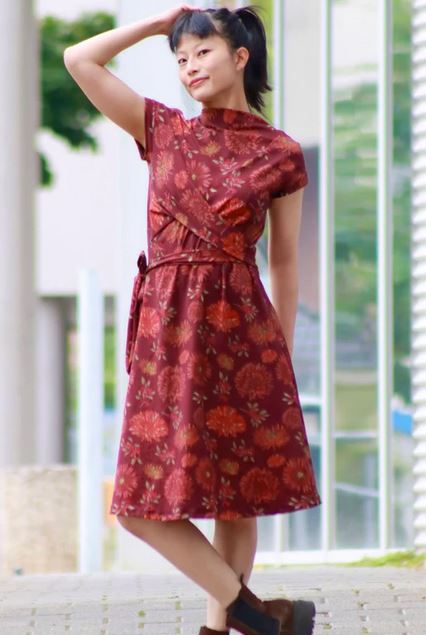 Papierschnittmuster Premium Wickelkleid Marie