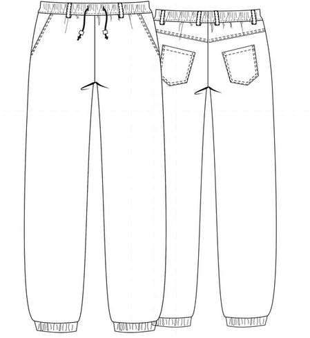 Papierschnittmuster Jogginghose Max