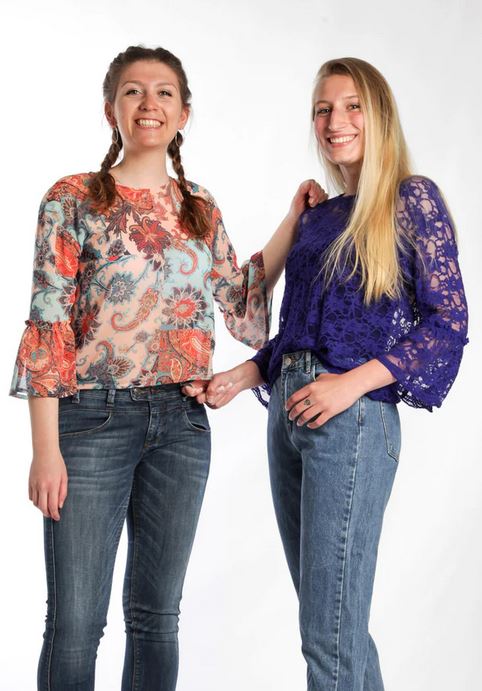 Papierschnittmuster Bluse Meret