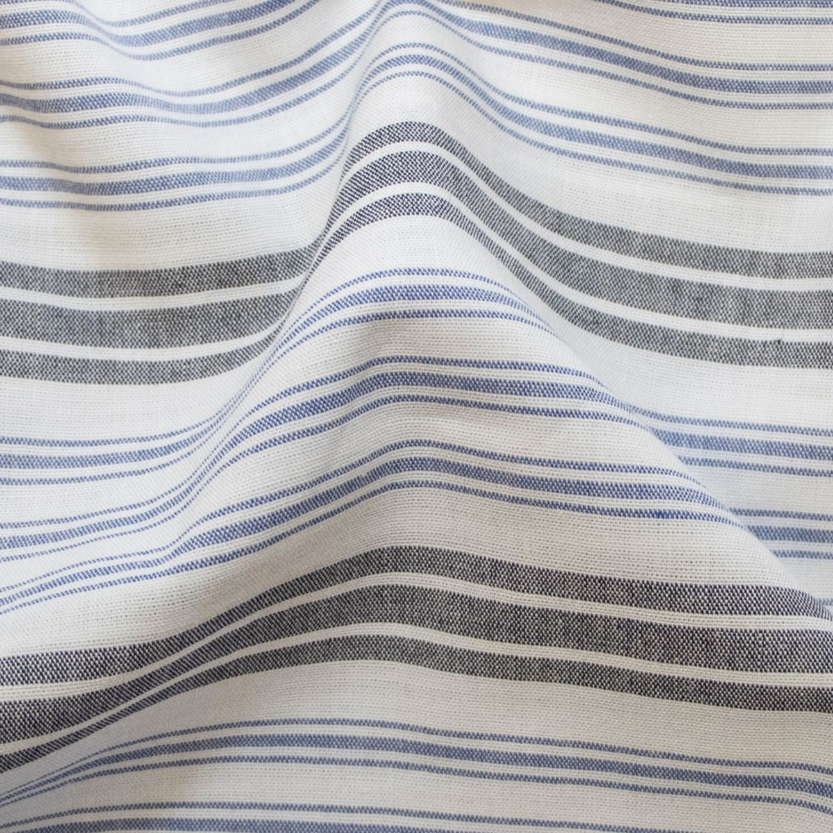 Webware Viskose - Streifen - weiß