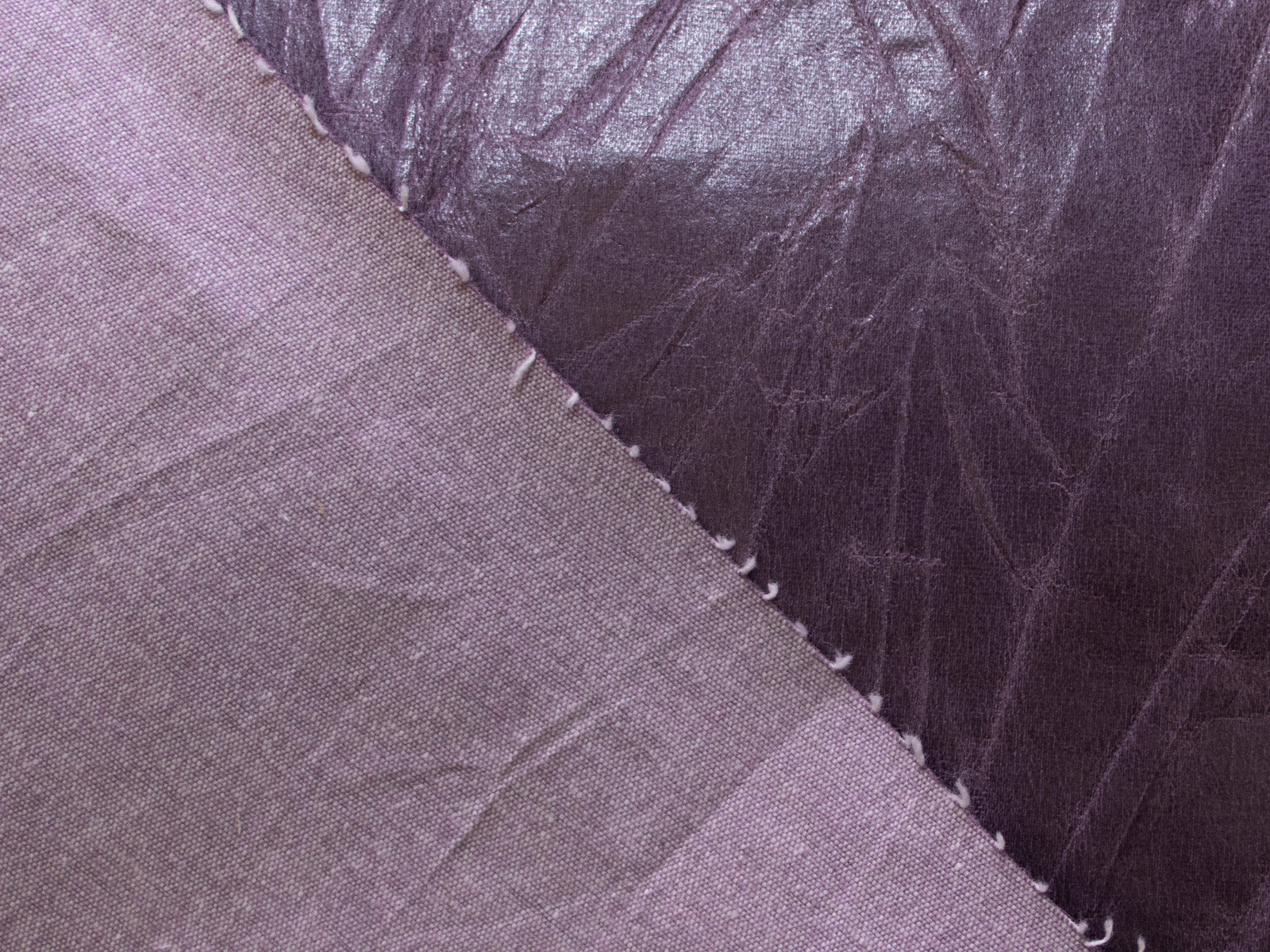 Kunstleder vegan - Vintage - uni