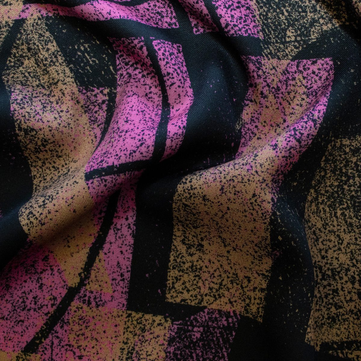 Webware Viskose Swafing Nature Shapes by Thorsten Berger - schwarz