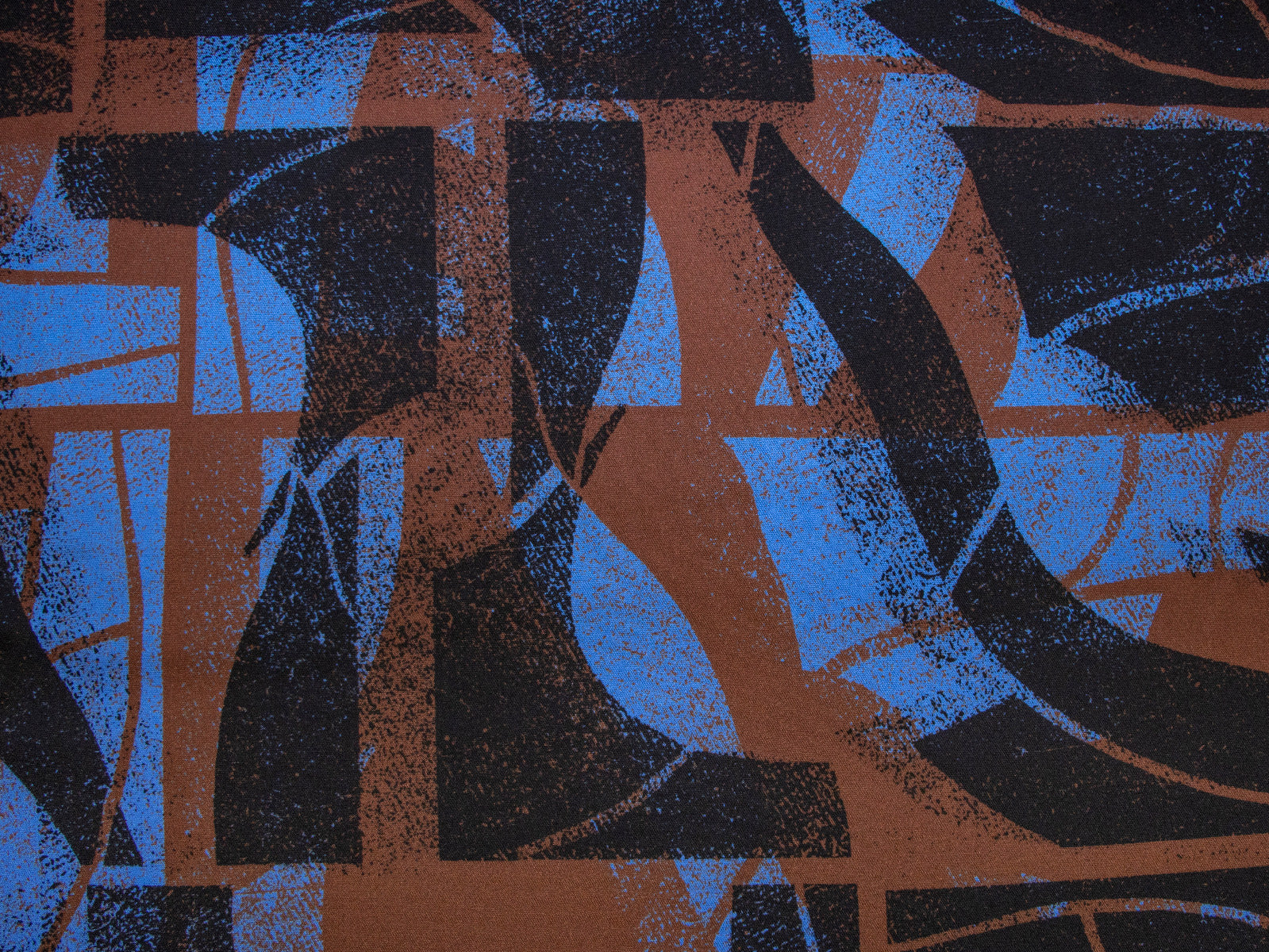 Webware Viskose Swafing Nature Shapes by Thorsten Berger - schwarz
