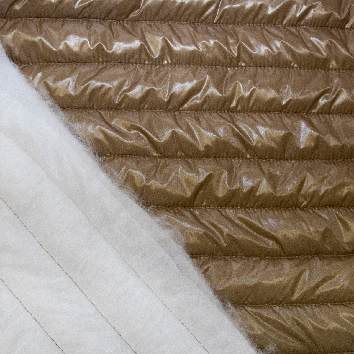 Stepper Jackenstoff - Streifen - beige - braun