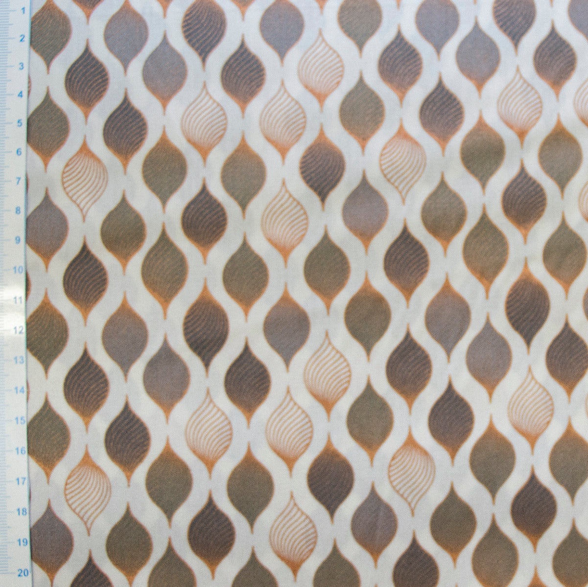 Webware Baumwolle Popeline mit Foliendruck - Weihnachten - Wollweiß