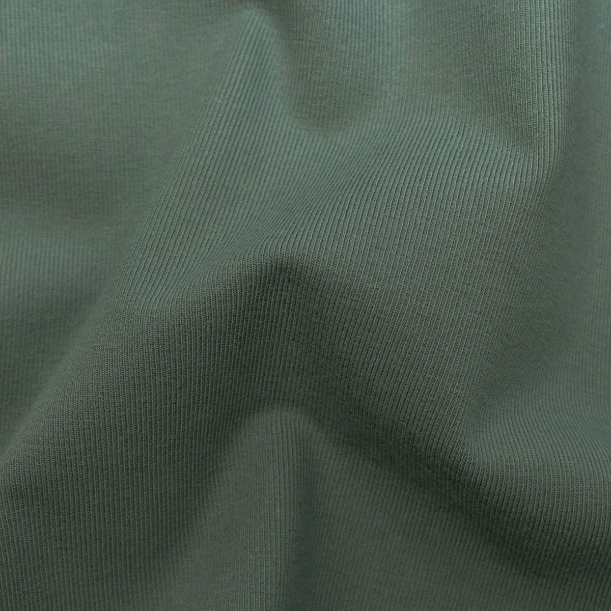 Sportstoff Feinripp - uni - taubenblau