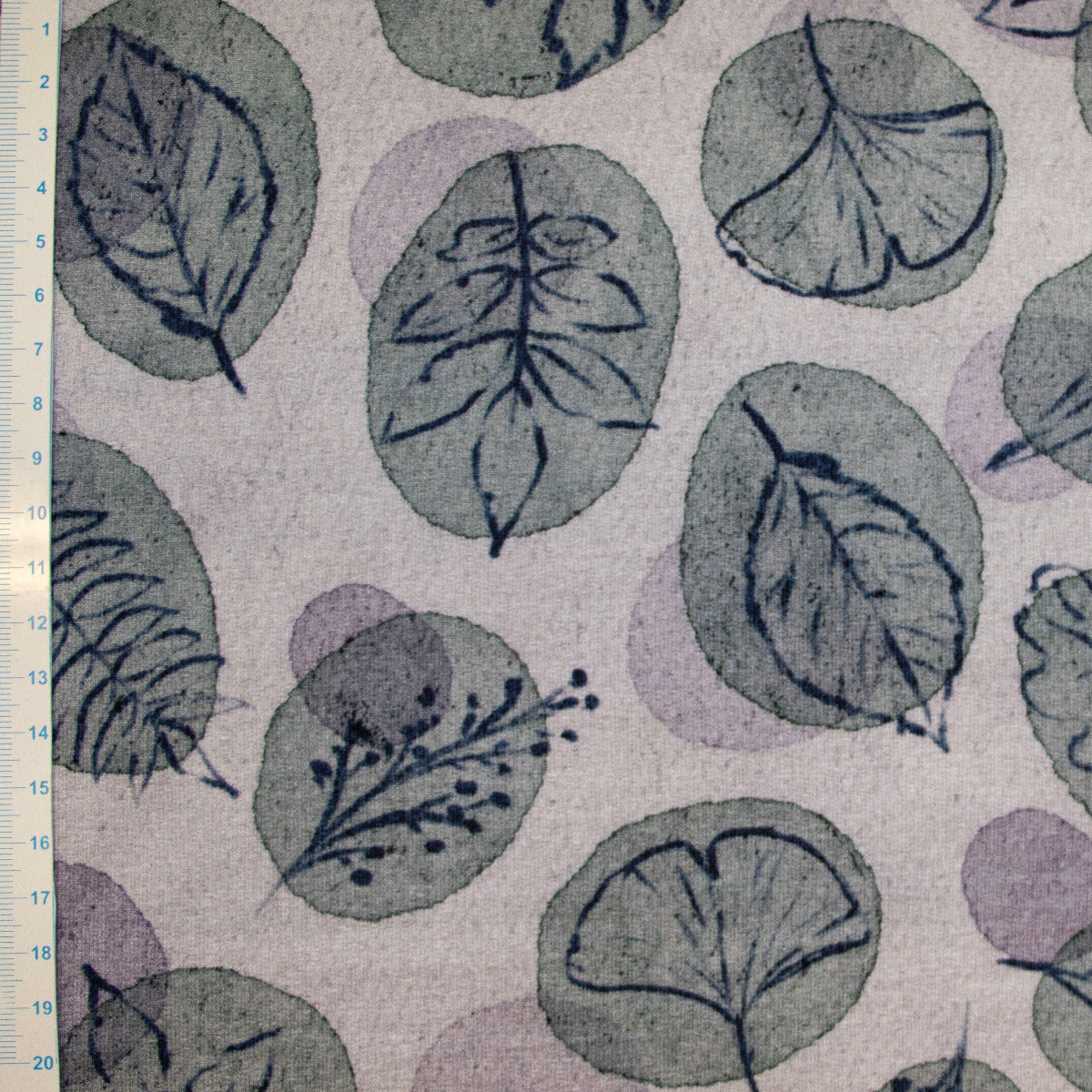 French Terry Swafing - Autumn Leaves & Dots by Christiane Zielinski - Blätter