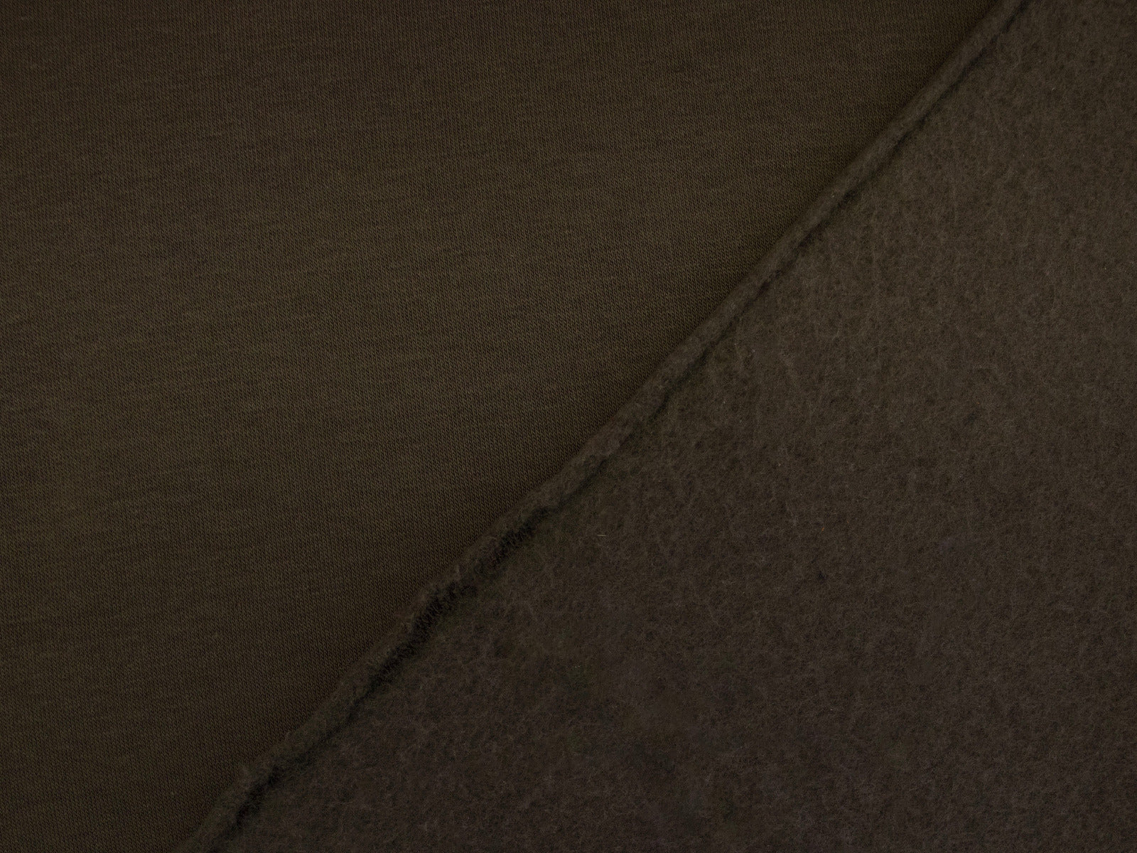 Sweat angeraut - schwere Qualität - PREMIUM - uni