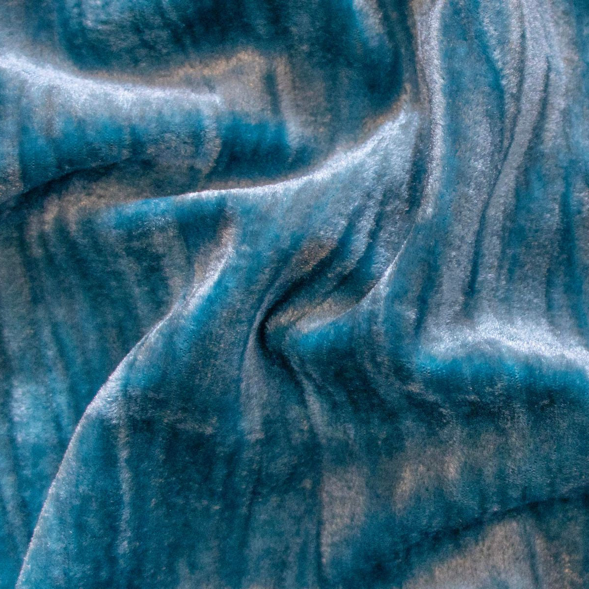 Samt Dyemondo - elastischer Velvet gecrasht