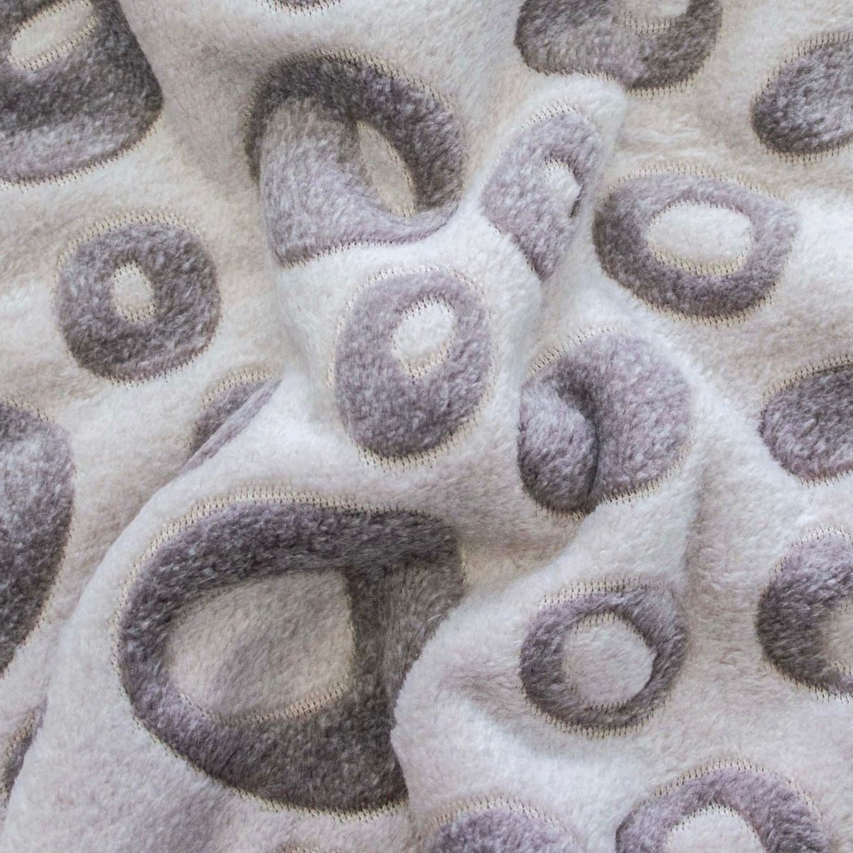 Kuschliger Fleece - Kreise