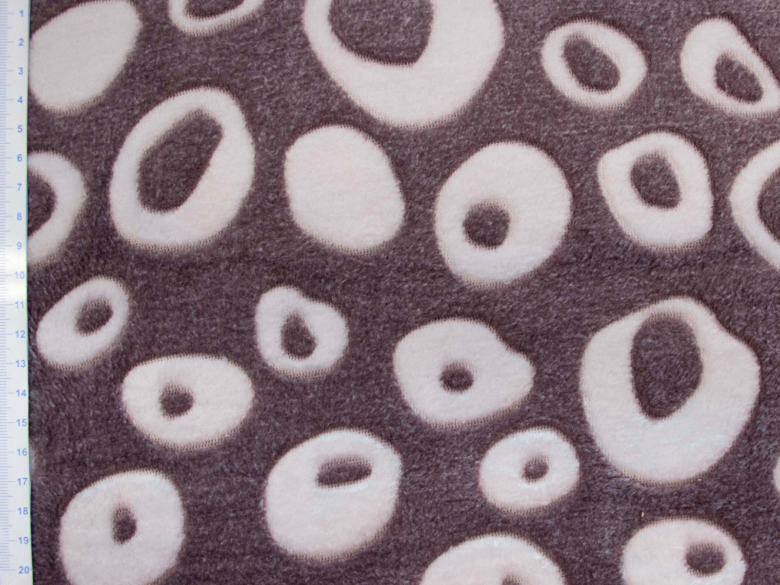 Kuschliger Fleece - Kreise