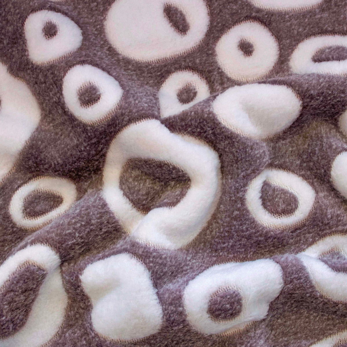 Kuschliger Fleece - Kreise