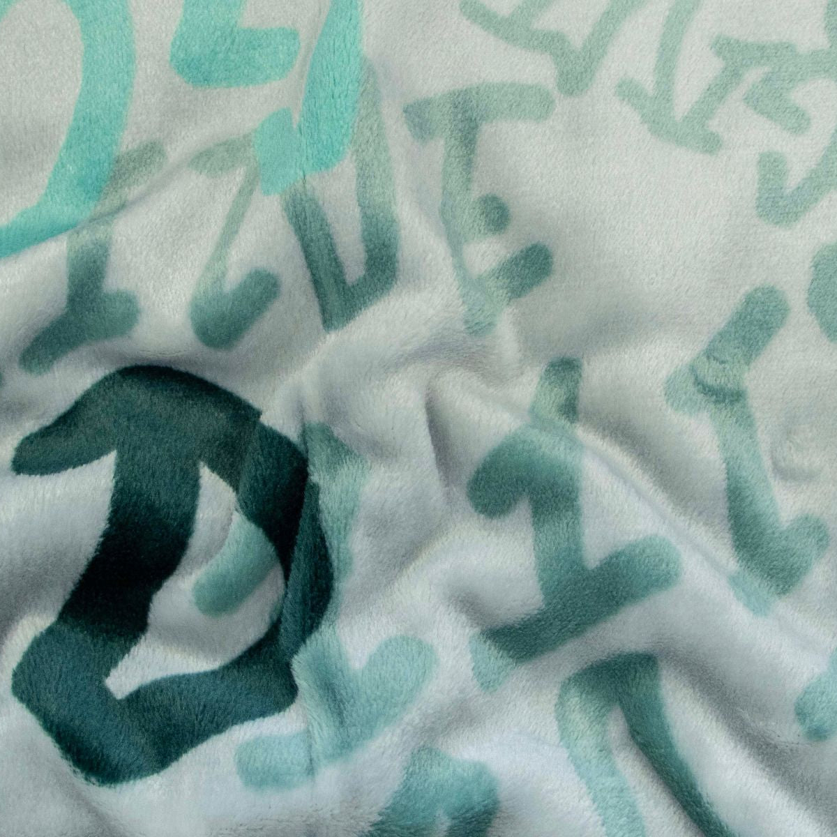 Kuschliger Fleece - Schriftzüge