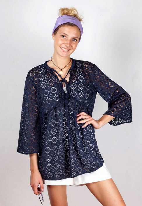 Papierschnittmuster Boho Bluse Milla