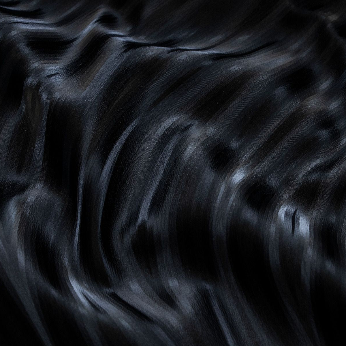 Softshell Jackenstoff Stretch - Wellen in 3D-Optik - schwarz