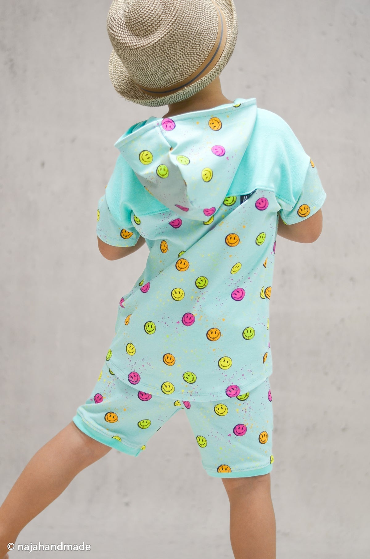 Baumwolle Jersey Swafing by Christiane Zielinski - Happy - Mint