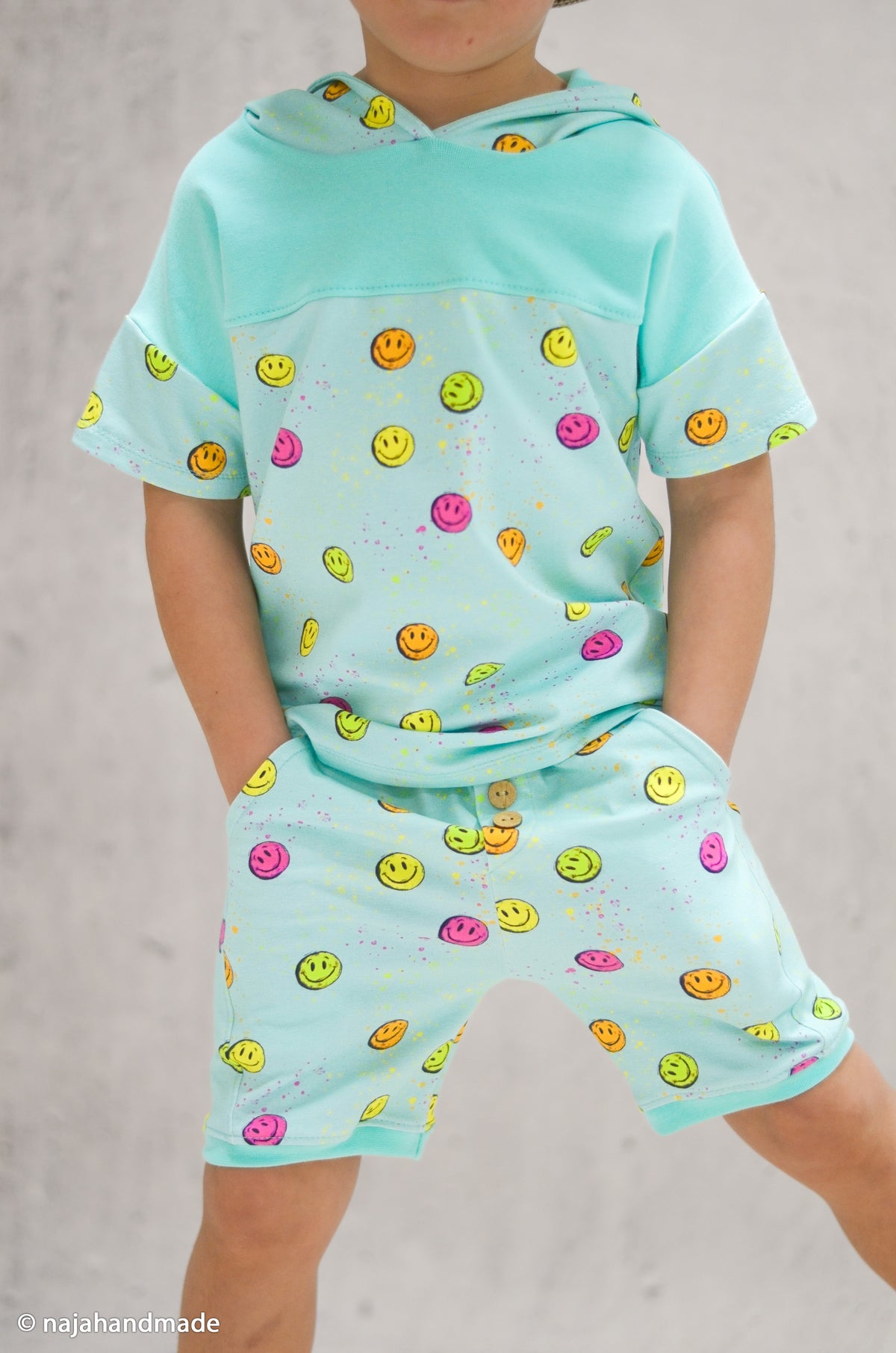 Baumwolle Jersey Swafing by Christiane Zielinski - Happy - Mint
