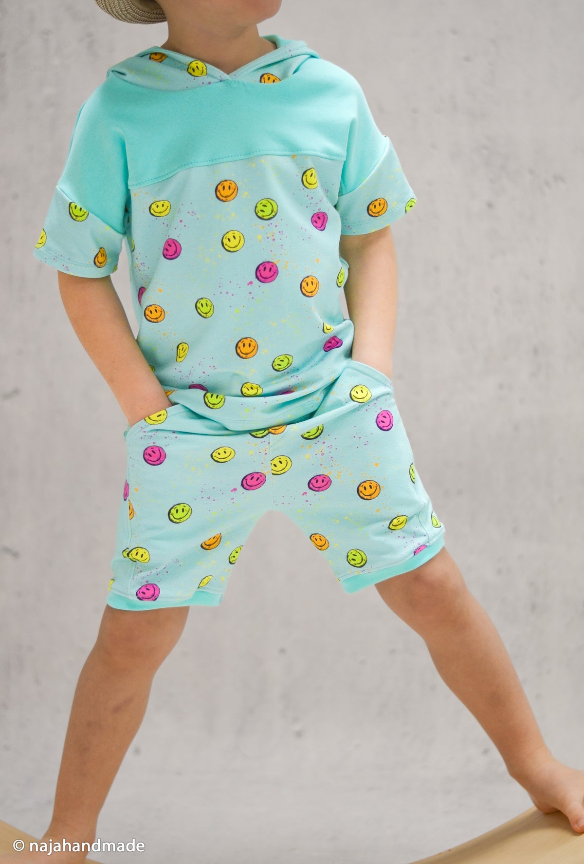 Baumwolle Jersey Swafing by Christiane Zielinski - Happy - Mint