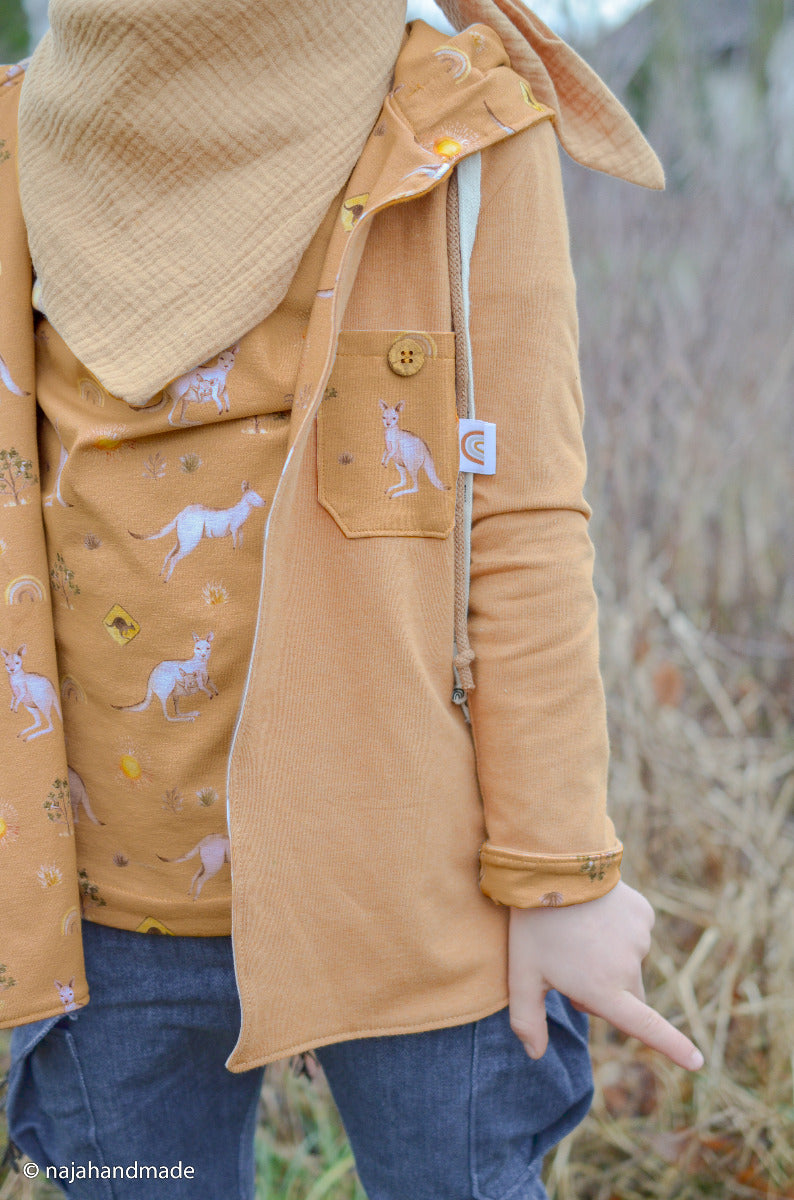 Jersey Swafing Australien by Christiane Zielinski - hüpfende Kängurus