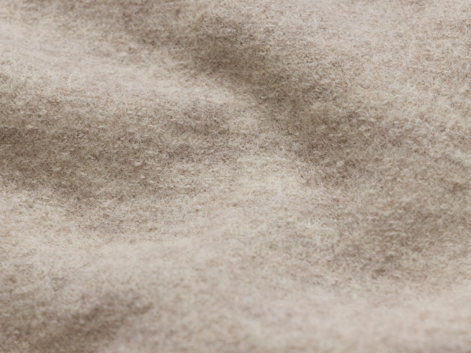 Wollwalk Stoff Naomi gekochte Wolle - meliert