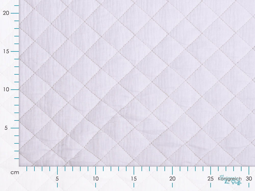 Musselin Double Gauze Rautenstepper