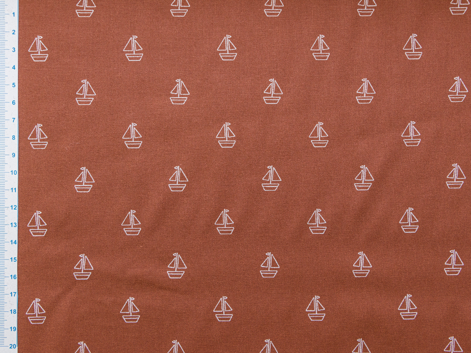 Webware Baumwolle Popeline - Segelboote