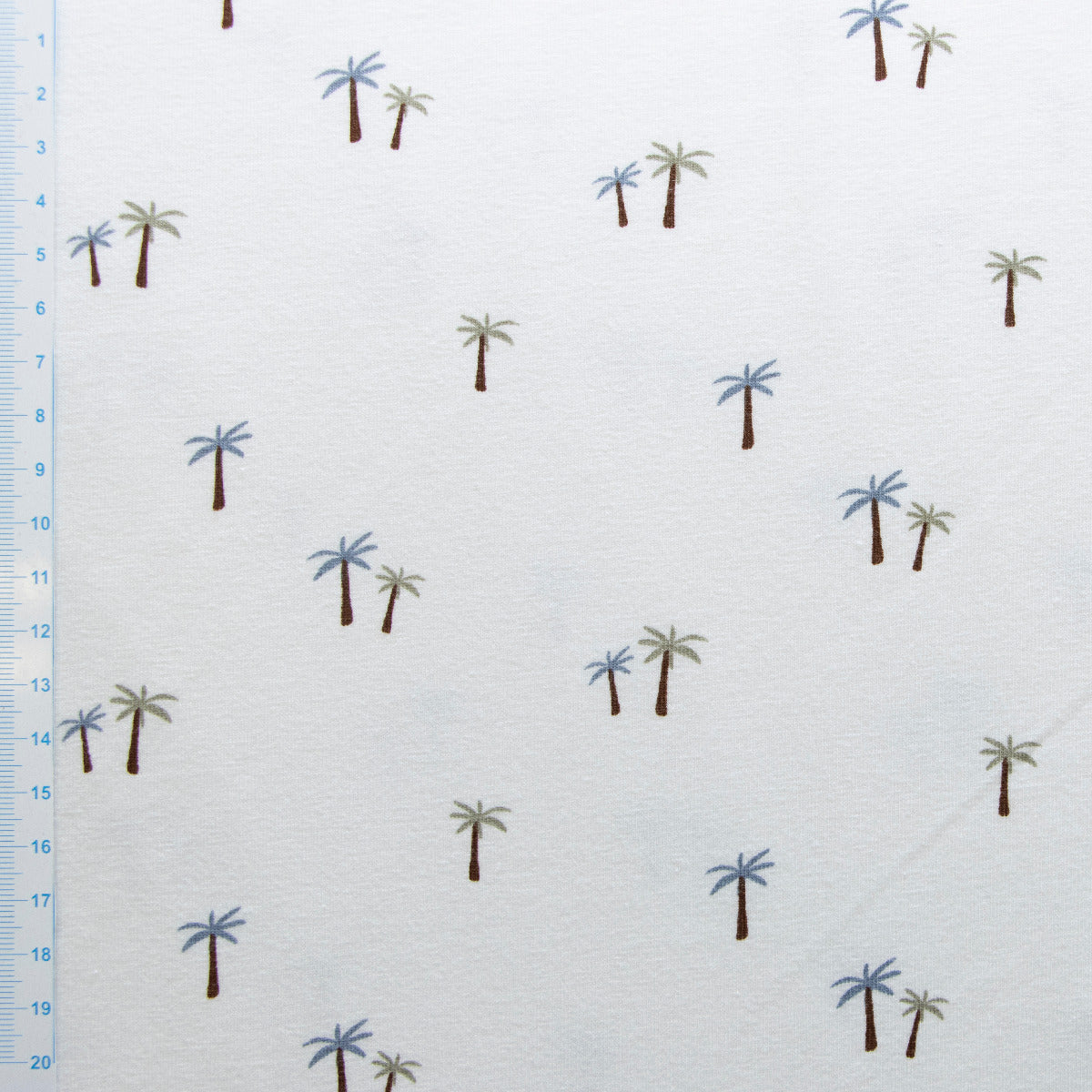 Jersey - Palmen - wollweiß