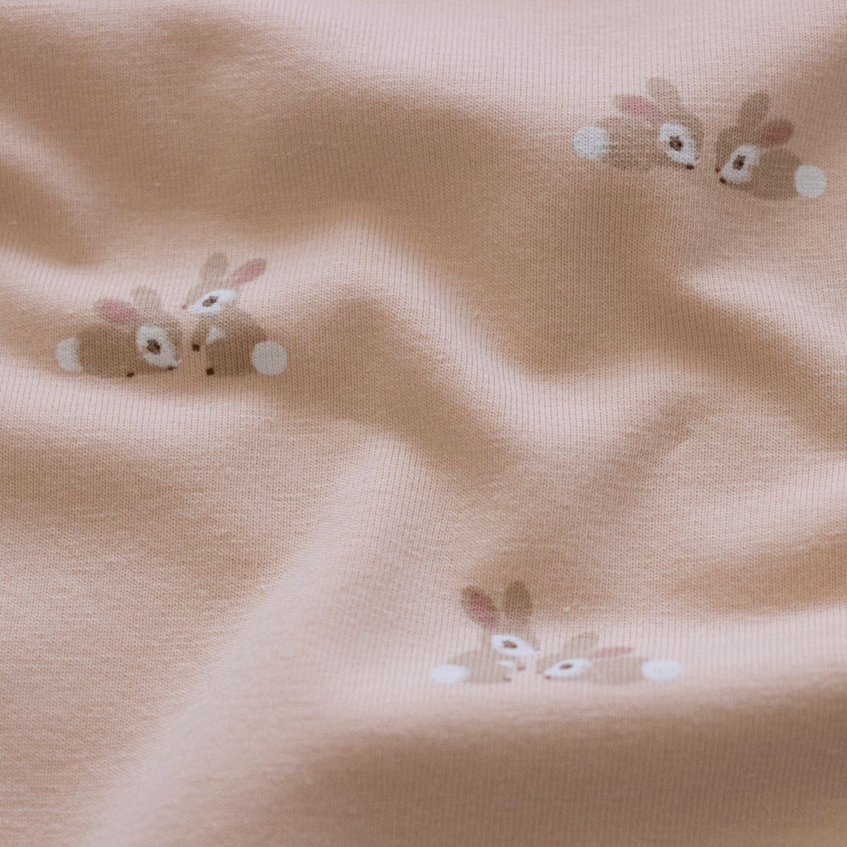 Jersey - Hasenfamilie - koralle