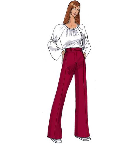 Papierschnittmuster Hose Nuru