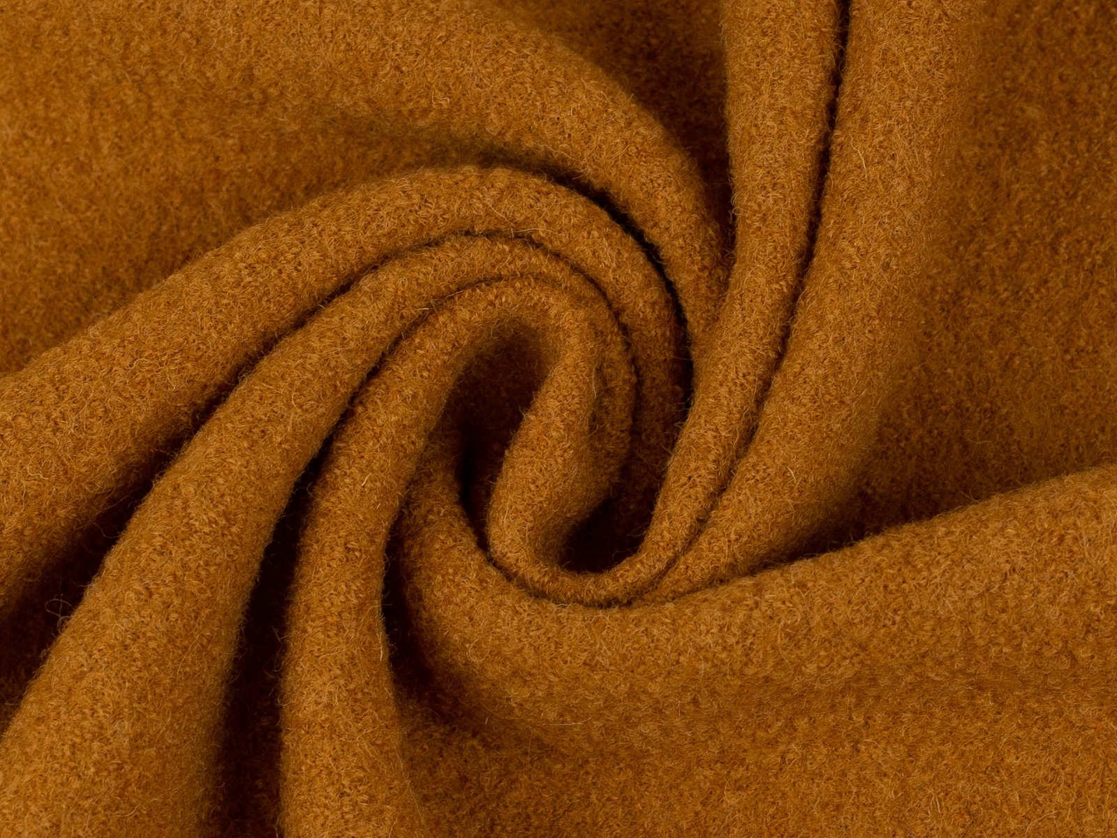 Wollwalk Stoff Naomi gekochte Wolle - uni