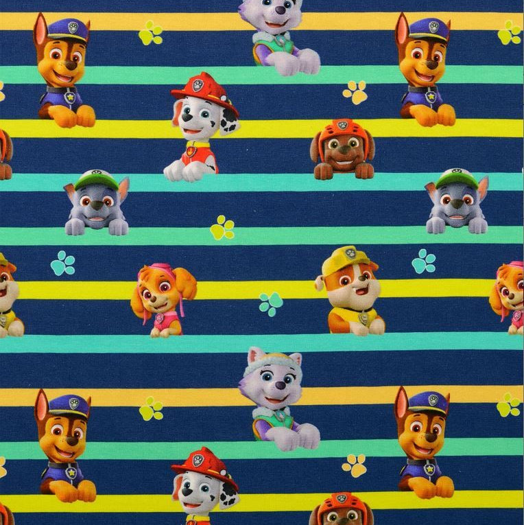 Jersey Digitaldruck - Paw Patrol - blau - gelb