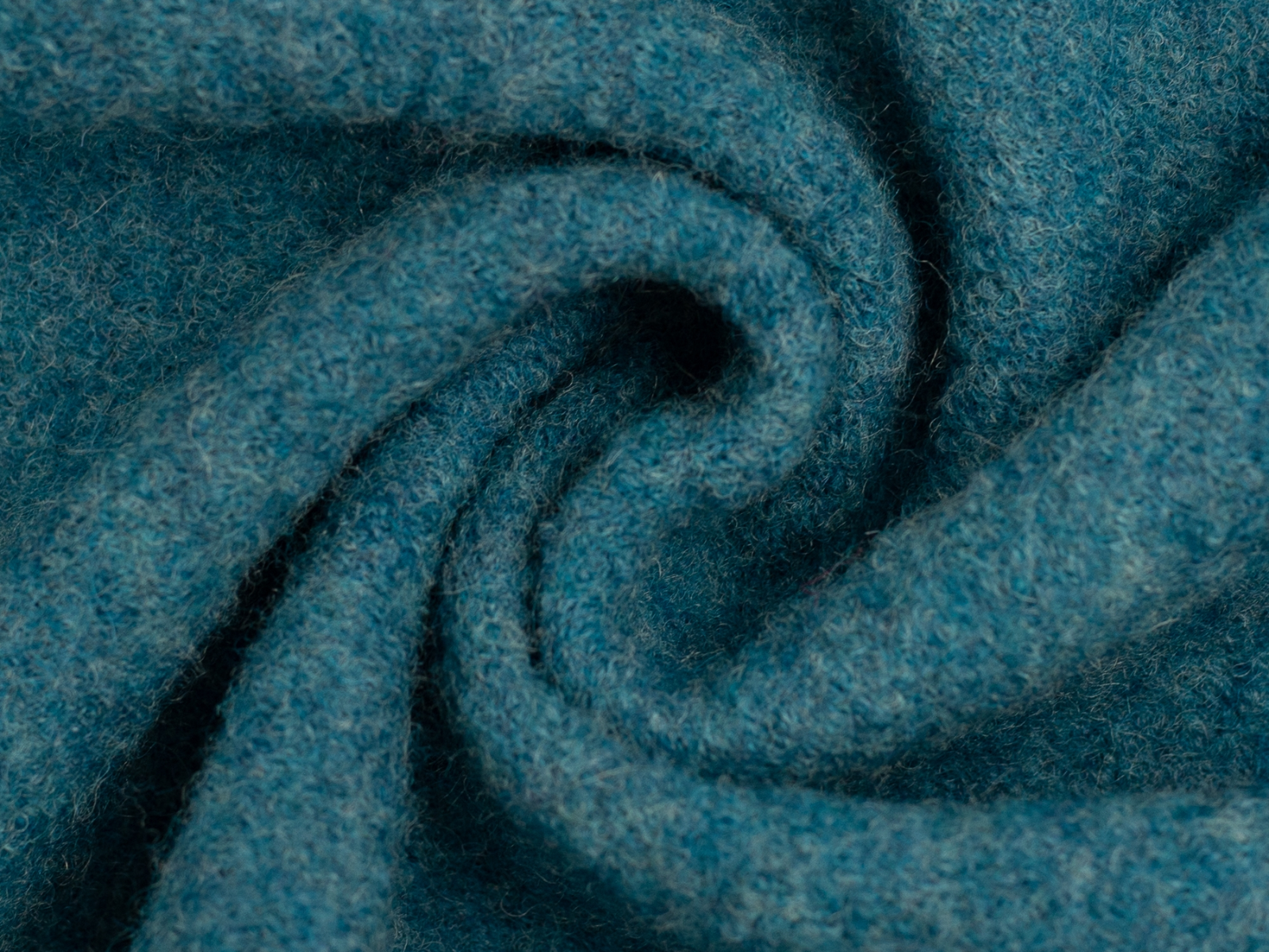 Wollwalk Stoff Naomi gekochte Wolle - meliert