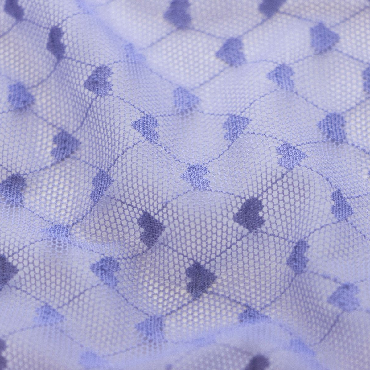 Elastischer Softtüll - Herzen