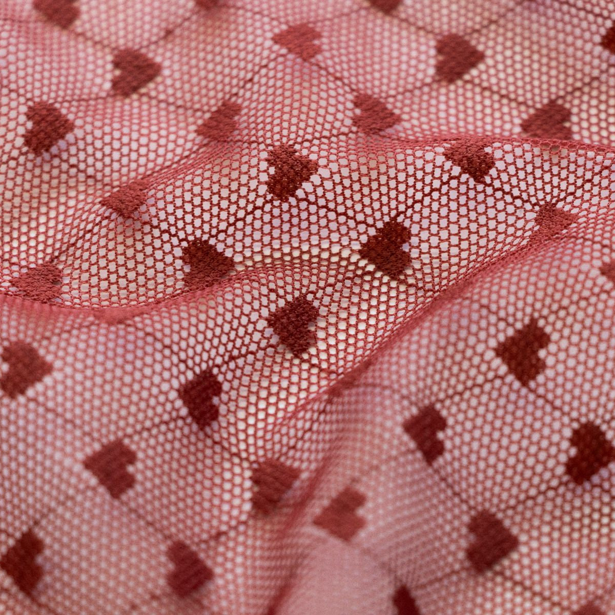 Elastischer Softtüll - Herzen