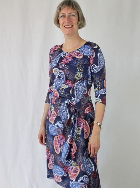 Papierschnittmuster Jerseykleid Quitte