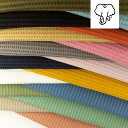 Jersey Waffeloptik Snoozy - uni dunkles mokka