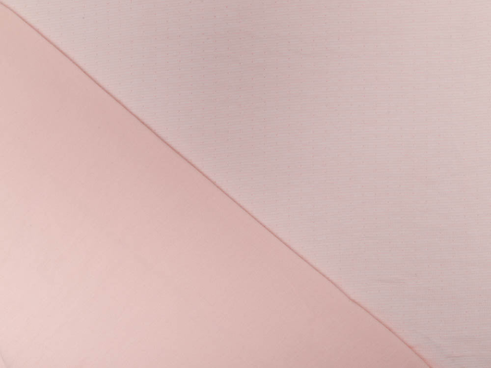 Jacquard Doubleface Sanetta - mini Punkte - rosa