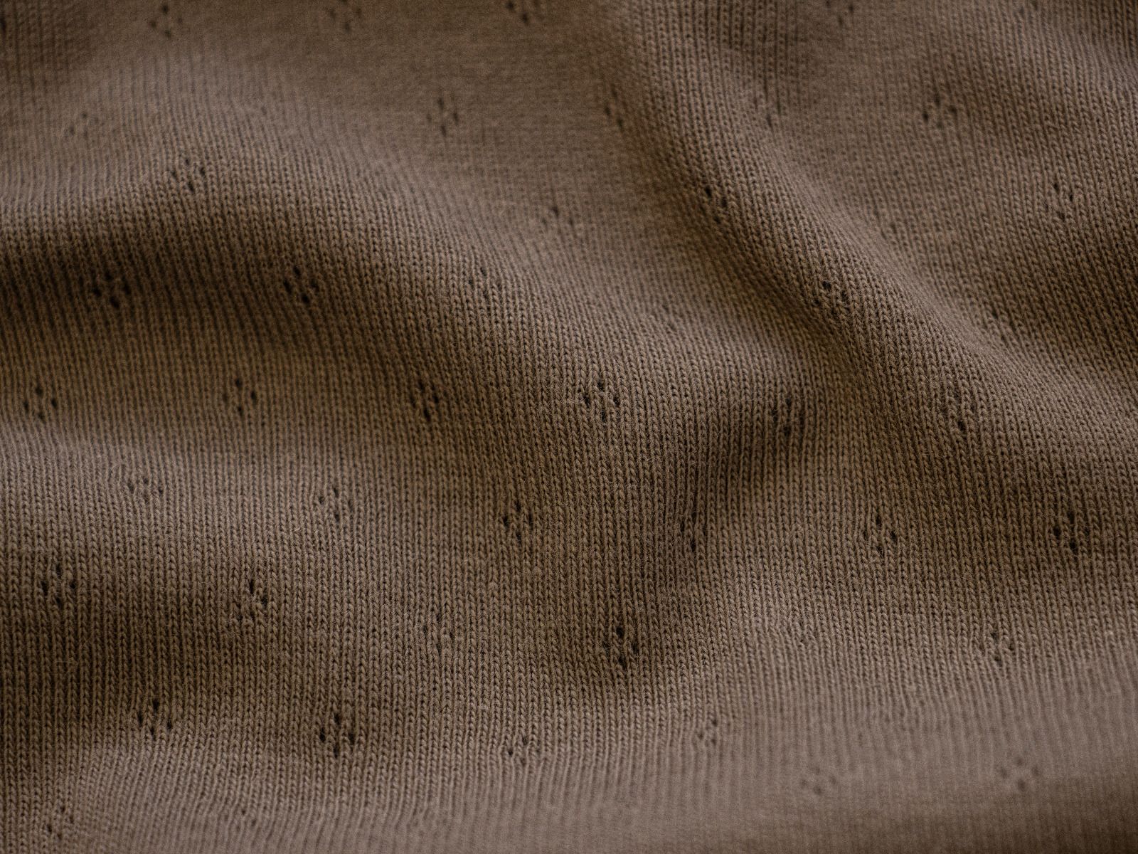 Jersey Feinstrick Stoff Ajoure Pointoille