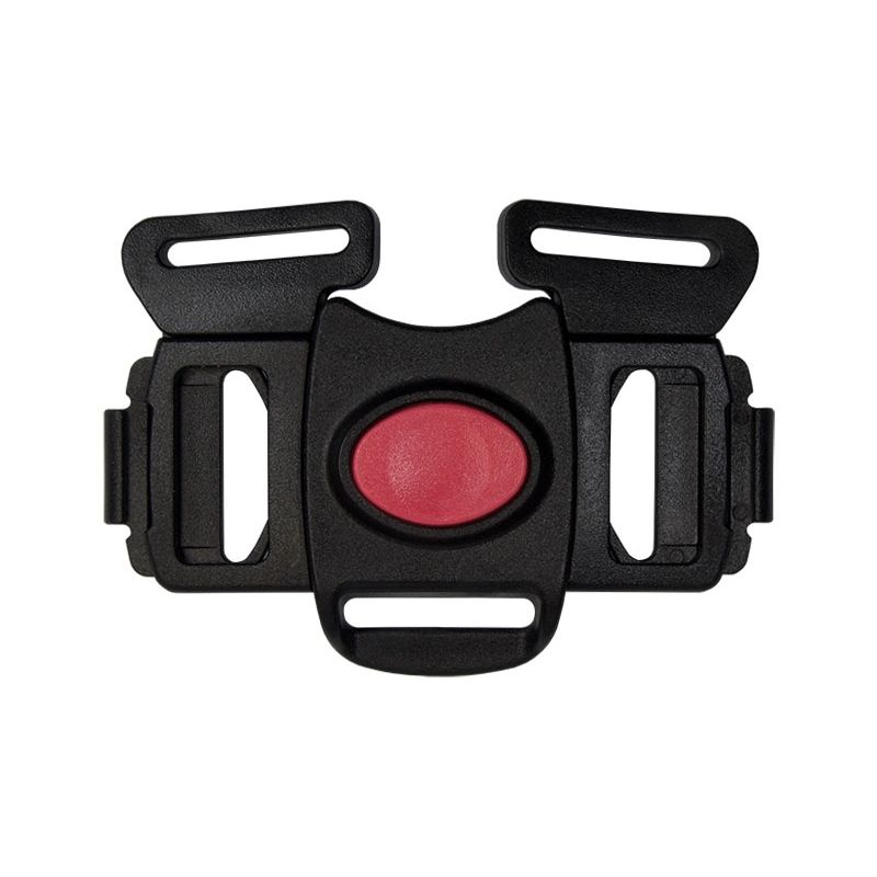 Steckschnalle Double 25 mm 5-Way - schwarz