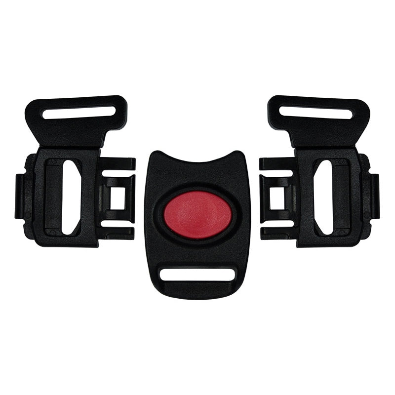 Steckschnalle Double 25 mm 5-Way - schwarz