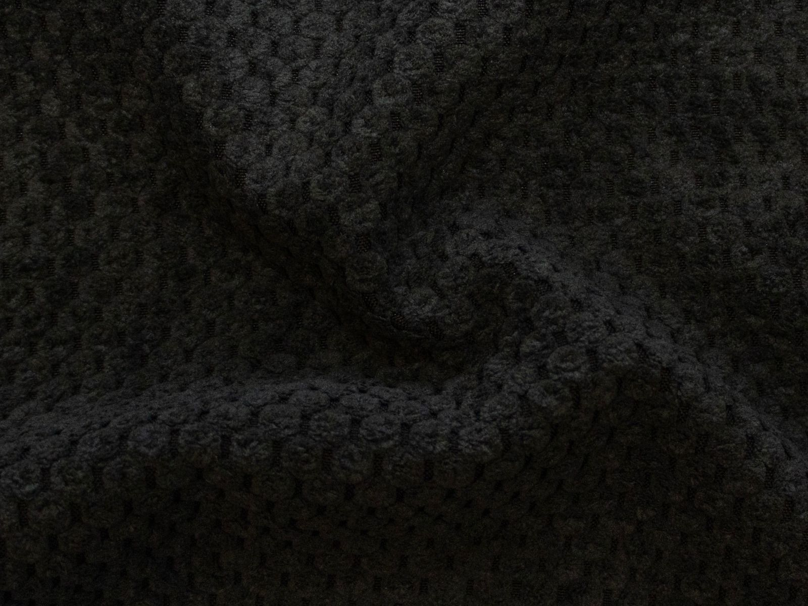 Dekosamt Parma Stoff - Wabenstruktur