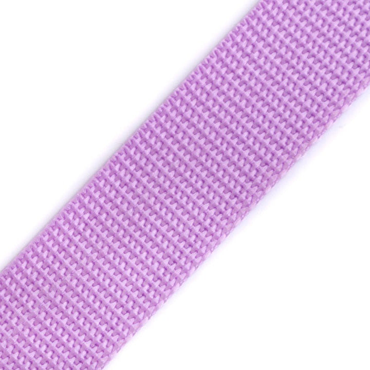 Gurtband 25 mm - uni helles lila