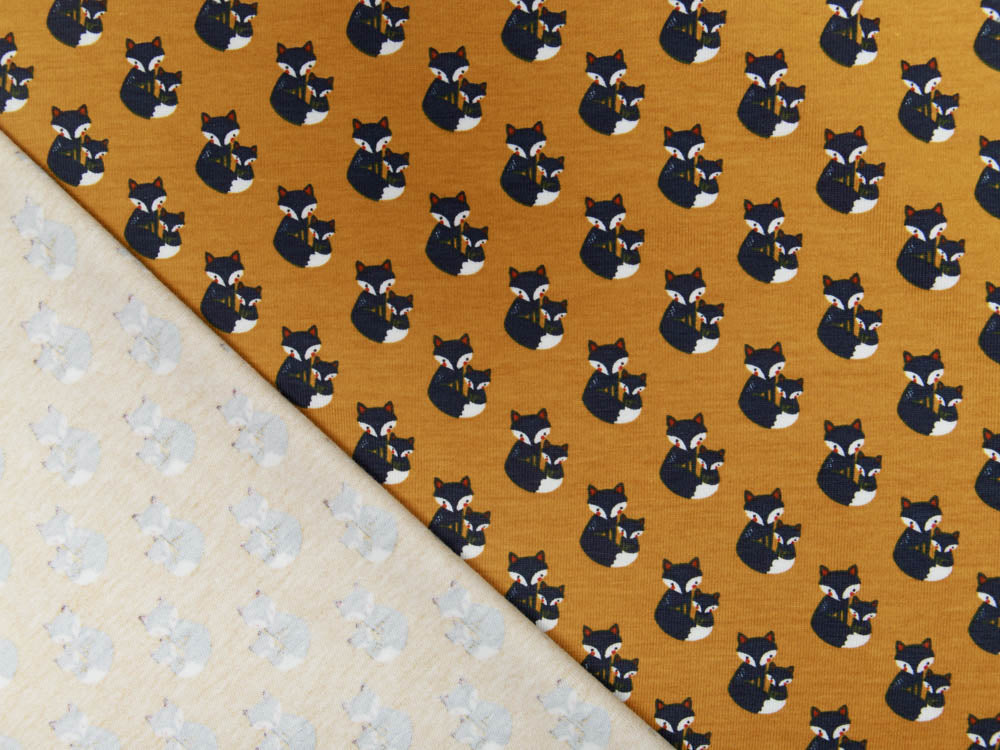 Jersey Stenzo Woods - Fuchsfamilie - ocker