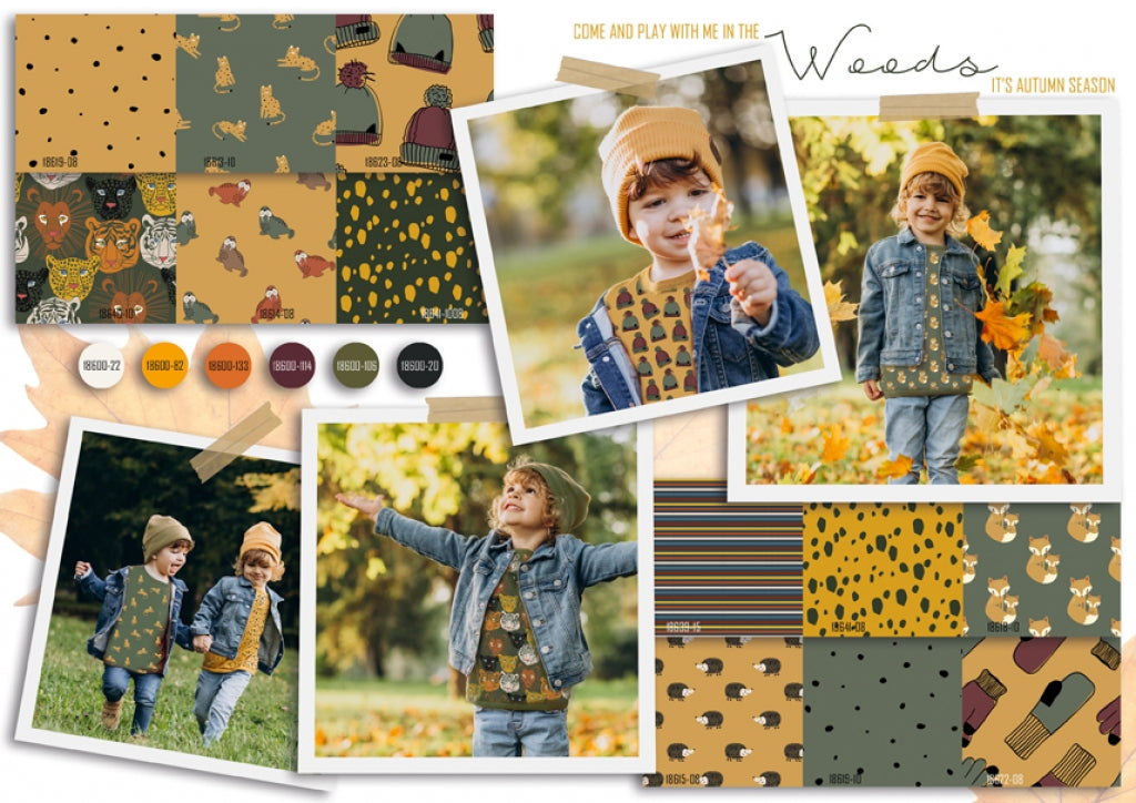 Jersey Stenzo Woods - Fuchsfamilie - ocker